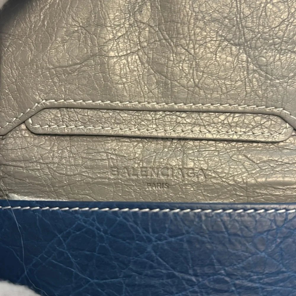 Balenciaga Bazaar small multi colored leather  bifold card holder wallet - Picture 10 of 17